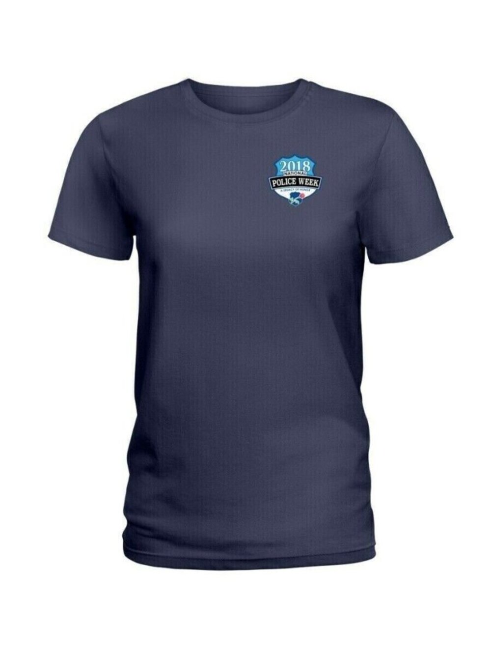National Police Week Short Sleeve T-Shirt Thin Blue Line First Responder XL